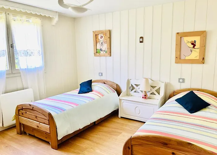 Spacious In With Mont Blanc View בקתה שאמוני